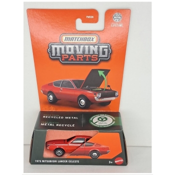 Matchbox 1:64 Moving Parts - Mitsubishi Lancer Celeste 1975 red